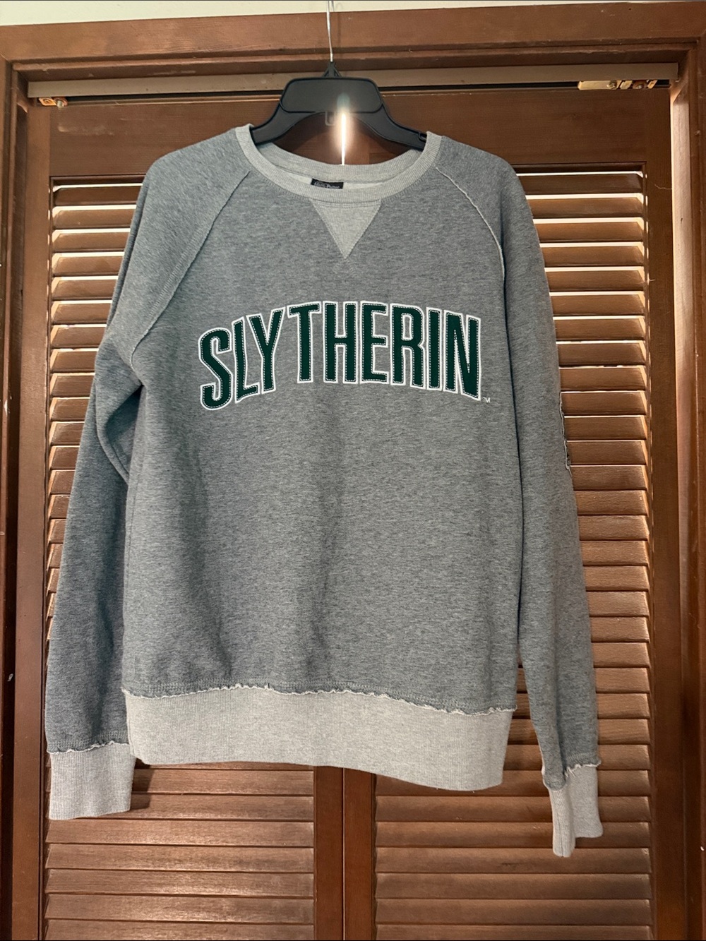 Slytherin Grey Crewneck Sweatshirt - Unisex Sweater